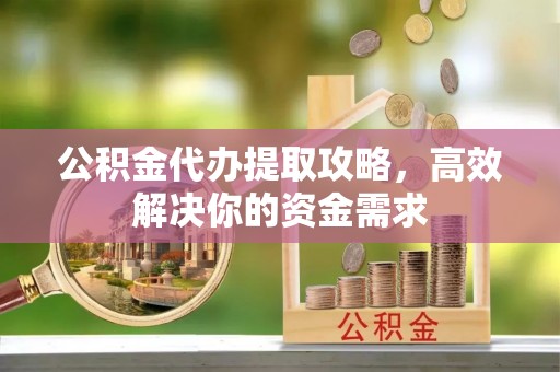 秀屿公积金代办提取攻略，高效解决你的资金需求
